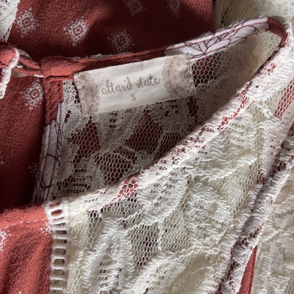 Altar’d State Rose and Lace Sundress Floral - Picture 5 of 6